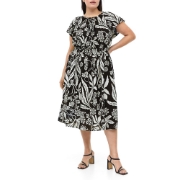 Picture of Crinkled Cotton Dress Patterned